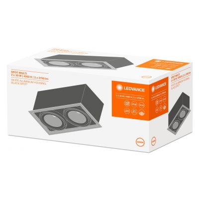 SP MULTI 2X30W 4000K FL WT BK LEDV LEDVANCE (4058075113985)