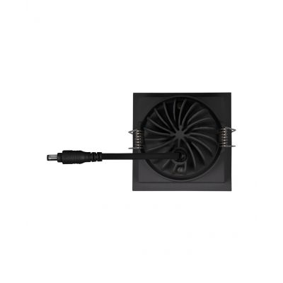 SP SQUARE DK ADJ 8W 3000K FL BK LEDV LEDVANCE (4058075114067)