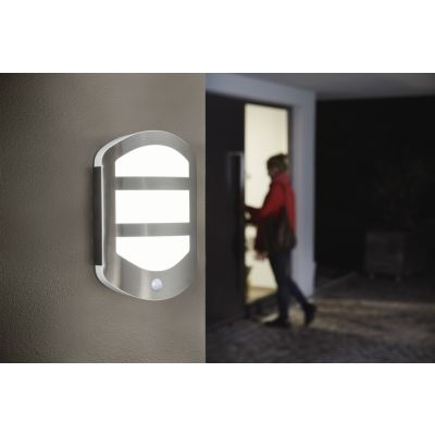 Kinkiet lampa elewacyjna ścienna 12,5W 630lm 3000K Czujnik Ruchu Endura STYLE PLATE WALL 4058075477872 LEDVANCE (4058075477872)