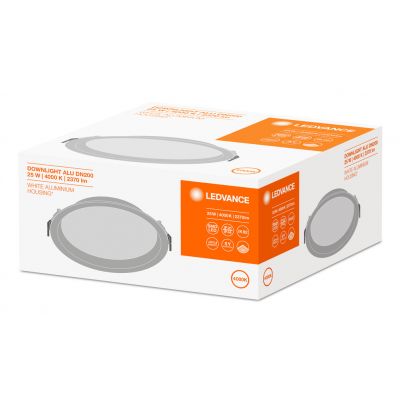 Oprawa stropowa DOWNLIGHT OKRĄGŁA 215MM 25W 4000K 4058075091511 LEDVANCE (4058075091511)