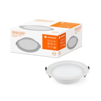 Oprawa stropowa DOWNLIGHT OKRĄGŁA 215MM 25W 4000K 4058075091511 LEDVANCE (4058075091511)