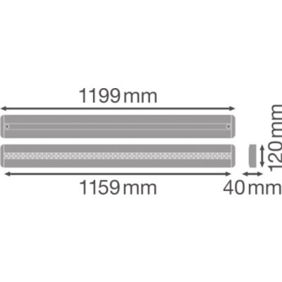 LINEAR INDV D 1200 34W 940 LEDV LEDVANCE (4058075522435)