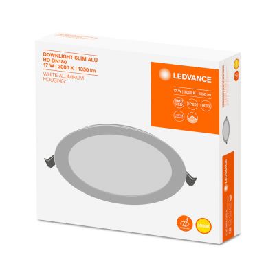 Oprawa downlight LED 17W/3000K 230V IP20 1350lm 4058075063921 LEDVANCE (4058075063921)