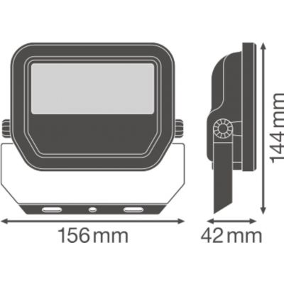 Naświetlacz LED 20W 2400lm 6500K IP65 Biały Floodlight 4058075421073 LEDVANCE (4058075421073)