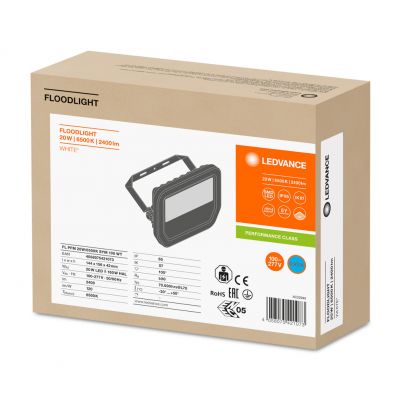 Naświetlacz LED 20W 2400lm 6500K IP65 Biały Floodlight 4058075421073 LEDVANCE (4058075421073)