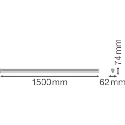 LINEAR ULTRA OUTPUT 1500 30W 3000K EMERGENCY LEDVANCE (4058075515284)