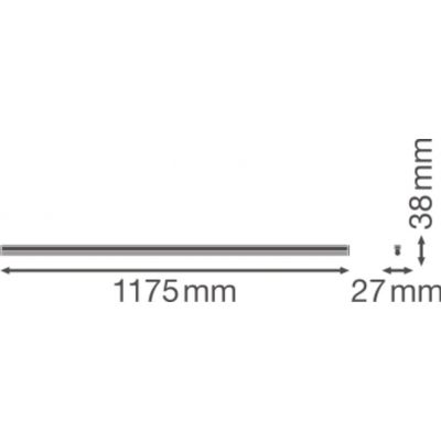 LN COMP BATTEN 1200 20W 4000K LEDV LEDVANCE (4058075099753)