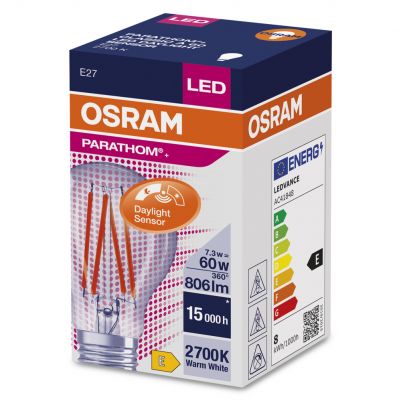 PARATHOM+ CL A FIL 60 non-dim 7,3W 827 E27 LEDVANCE (4058075762015)