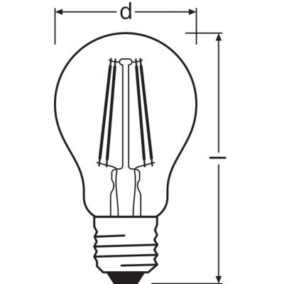 LED COMFORT SUPERIOR CL A FIL 60 dim 5,8W 940 E27 LEDVANCE (4058075758964)