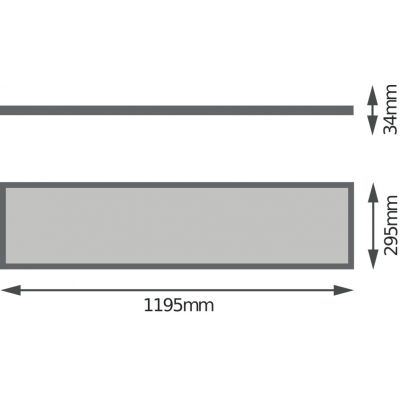 PANEL 4IN1 1200 32W 830 WT LEDVANCE (4058075699663)