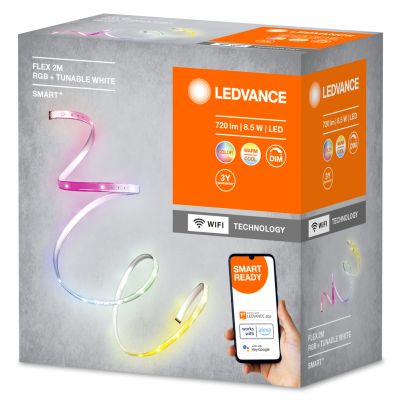 SMART taśma LED 8,50 W 640lm 2700 6500K + RGB biała LEDVANCE (4058075665903)