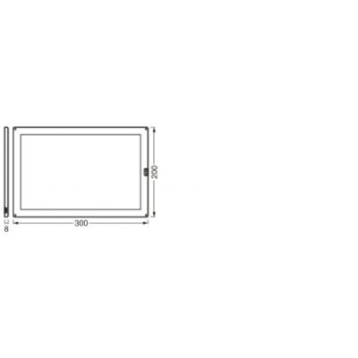 Oprawa LED Panel UNDERCABINET 6,5W CCT 300X200 SMART+ WIFI 4058075576339 LEDVANCE (4058075576339)