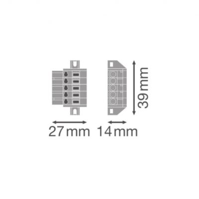 Oprawa TRUSYS FLEX FEED IN 5P LEDVANCE (4058075781931)