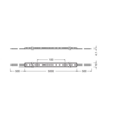 Taśma LED 5m 24V 70W 6580lm 3000K LS V-2000/830/5/IP66 20X1 G2 LEDV 4058075705708 LEDVANCE (4058075705708)