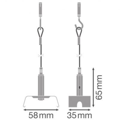 Oprawa TRUSYS FLEX SUSPENSION KIT LEDVANCE (4058075781795)