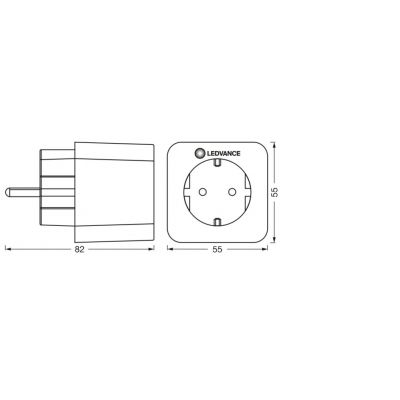 SMART+ ZB PLUG FS1 LEDV LEDVANCE (4058075729261)