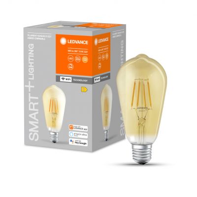 Żarówka LED E27 ST64 6W = 53W 2400K Ciepła 680lm 300° Filament SMART+ WIFI Ściemnialna 4058075610545 LEDVANCE (4058075610545)