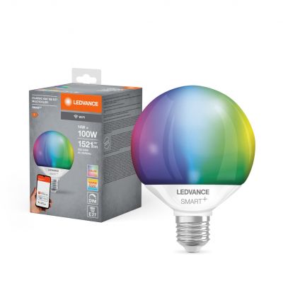 Żarówka LED E27 G95 16W 1521lm RGB CCT 200° SMART+ WIFI Ściemnialna 4058075609617 LEDVANCE (4058075609617)