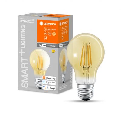 Żarówka LED E27 A60 6W = 53W 2400K Ciepła 680lm 300° Filament SMART+ WIFI Ściemnialna 4058075610521 LEDVANCE (4058075610521)