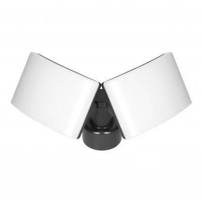 TOS DUO LED 2x20W podwójny naświetlacz ogrodowy 2x1600lm IP65 4000K, PC czarny AD-NL-6603BL4 ORNO (AD-NL-6603BL4)