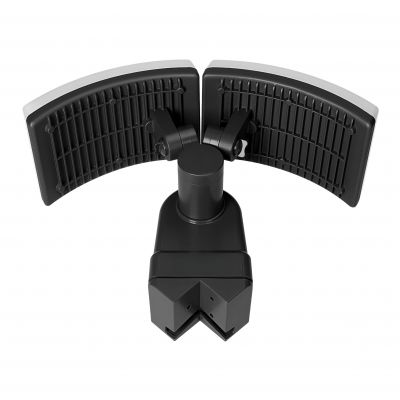 TOS DUO LED 2x20W podwójny naświetlacz ogrodowy 2x1600lm IP65 4000K, PC czarny AD-NL-6603BL4 ORNO (AD-NL-6603BL4)
