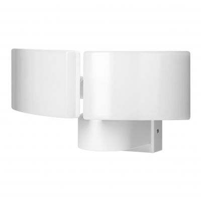 TOS DUO LED 2x20W podwójny naświetlacz ogrodowy, 2x1600lm IP65 4000K neutralna biel biały AD-NL-6603WL4 ORNO (AD-NL-6603WL4)