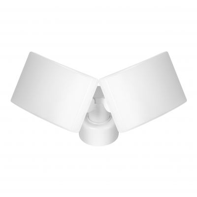 TOS DUO LED 2x20W podwójny naświetlacz ogrodowy, 2x1600lm IP65 4000K neutralna biel biały AD-NL-6603WL4 ORNO (AD-NL-6603WL4)