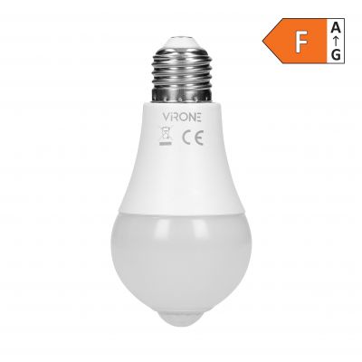 THAR LED PIR 12W A60, żarówka z PIR 12W, 1480lm, 4000K SW/R-4 ORNO (SW/R-4)