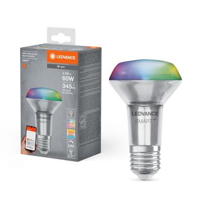 Żarówka LED E27 R63 4,7W = 60W 345lm RGB CCT 45° SMART+ WIFI Ściemnialna 4058075609570 LEDVANCE (4058075609570)