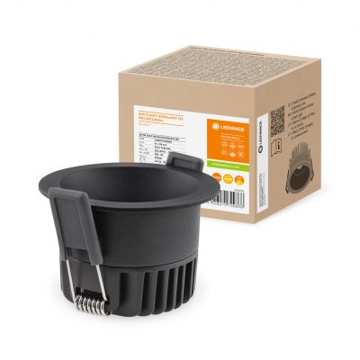 SP DK FIX P 8W 930 PS DIM IP44 BK LEDVANCE (4058075799868)