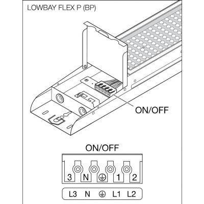 LOW BAY FLEX 1500 P 105W 840 VW LEDV LEDVANCE (4058075676282)