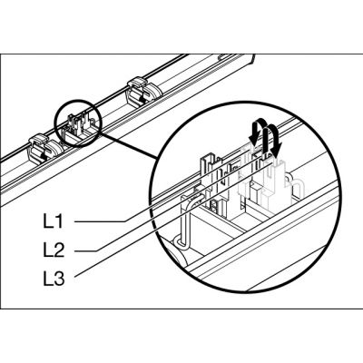 Oprawa TRUSYS FLEX P 35W 840 VW CL WT LEDVANCE (4058075771017)