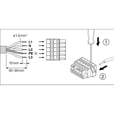 Oprawa TRUSYS FLEX P 50W 840 DS CL WT LEDVANCE (4058075771802)