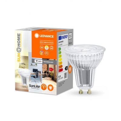Żarówka LED GU10 PAR16 4,9W = 40W 268lm CCT 38° CRI95 SMART+ WIFI Ściemnialna SUNATHOME CLASSIC 4058075575776 LEDVANCE (4058075575776)