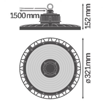HB P 147W 840 70DEG IP65 LEDVANCE (4058075692800)