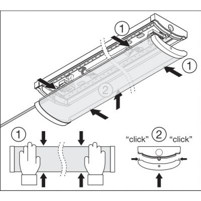 LINEAR SURFACE 1200 P 32W 840 WT IP44 LEDVANCE (4058075733114)