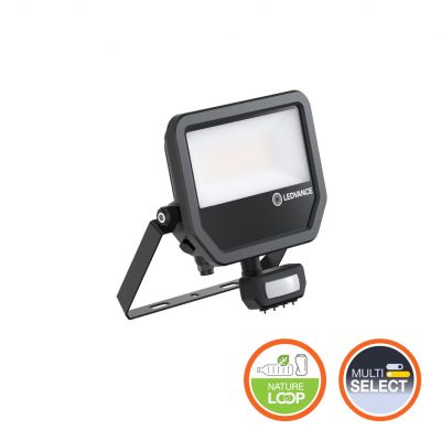 Naświetlacz LED z czujnikiem ruchu FLOODLIGHT 27W41W IP65 4000K 145lm czarny LEDVANCE (4099854306921)