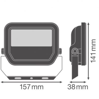 Naświetlacz LED 17W 2200lm 3000K IP66 czarny Floodlight LEDVANCE  (4099854305788)