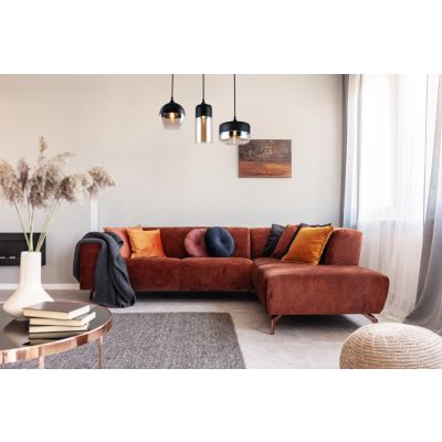 Lampa sufitowa wisząca LENDER 3P E27 czarna GTV (OS-LEND3P-10-DEC)