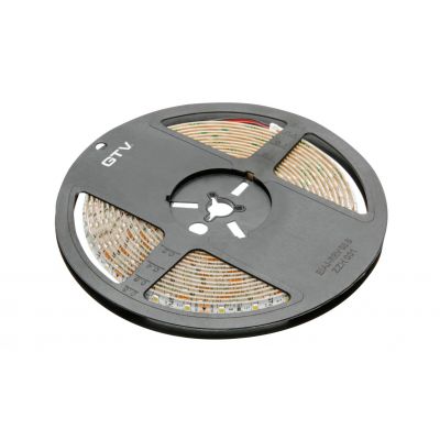 Taśma FLASH 3528 300 LED zimny biały 24W wodoodporna 8mm rolka 5m (LD-3528-300-65-ZB)