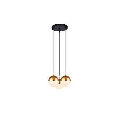 Lampa sufitowa wisząca ABIES 3*E27 potrójna złota (OS-ABIES-40-DEC)