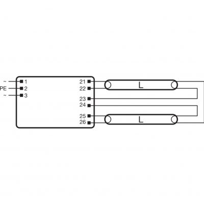 Statecznik elektroniczny QT-FIT8 2x58 QUICKTRONIC FIT 4008321294289 LEDVANCE (4008321294289)