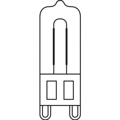 Żarówka halogenowa 60W G9 230V 51mm HALOPIN ECO G9 66760 LEDVANCE (4008321945372)