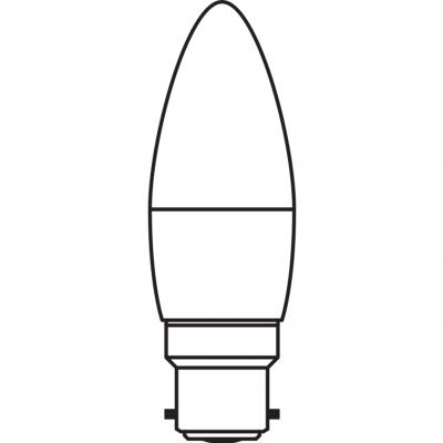 BASE CL B40 4,9W 827 230V FR B22D FS3 LEDVANCE (4052899961517)