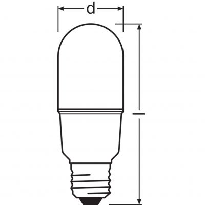 LED STAR CL STICK FR 56 7W 840 E27 LEDVANCE (4058075059177)