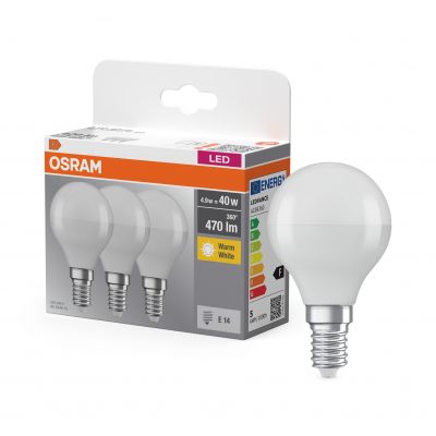 BASE CL P40 4,9W 827 230V FR E14 FS3 LEDVANCE (4058075090507)