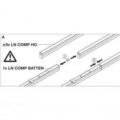 LN COMP BATTEN 1200 20W 4000K LEDV LEDVANCE (4058075099753)