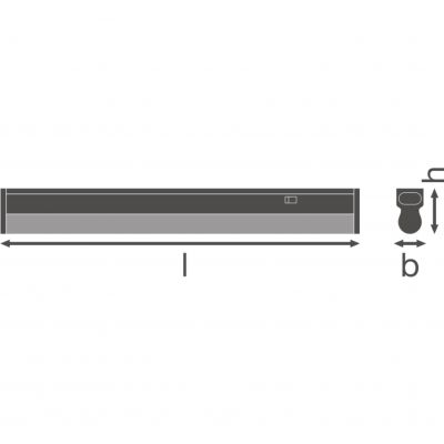 Oprawa LED LINEAR COMPACT SWITCH 300 4 W 3000 K 4058075106079 LEDVANCE (4058075106079)