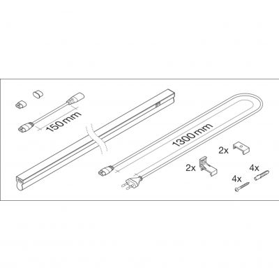 Oprawa LED LINEAR COMPACT SWITCH 900 12 W 4000 K 4058075106215 LEDVANCE (4058075106215)