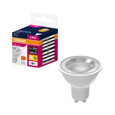 Żarówka LED LVPAR16 35 36st. 3,2W/827 230V GU10 10X1 EUE OSRAM 230lm 4058075198555 LEDVANCE (4058075198555)